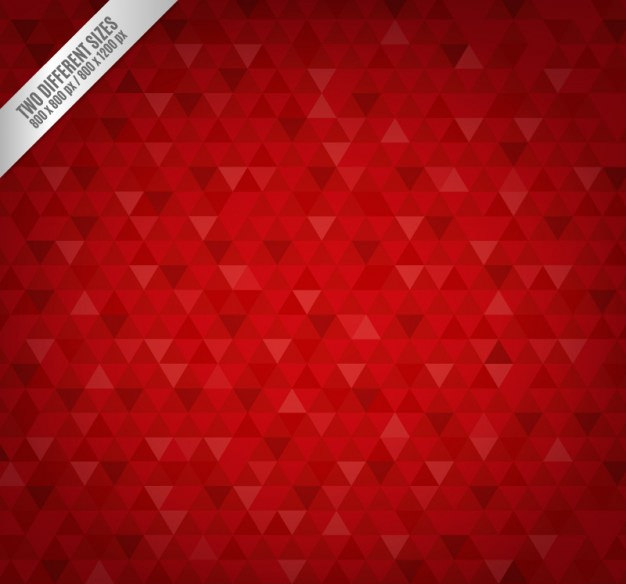 Geometric Background In Carmine Tone