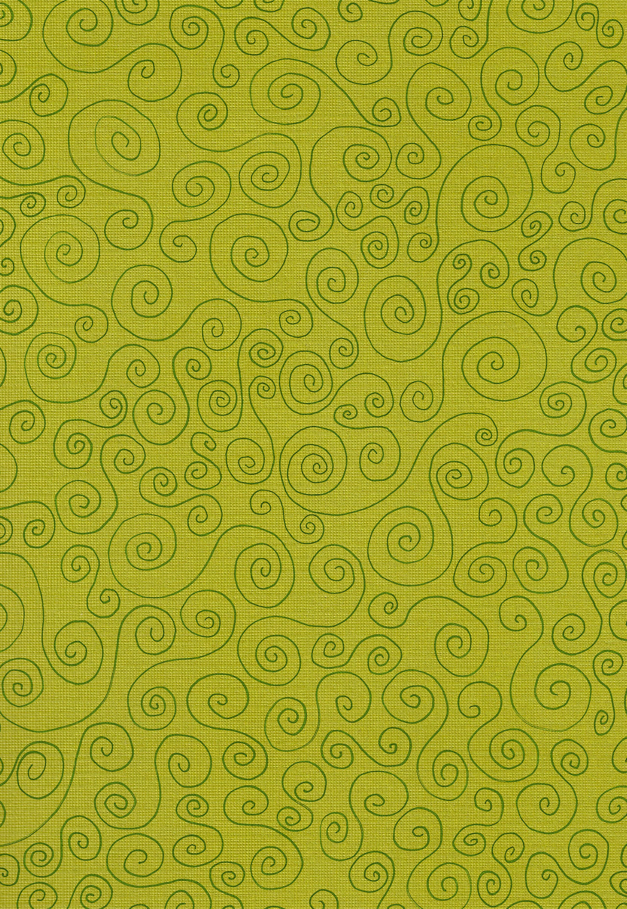 Green Swirls Paper Textured Background