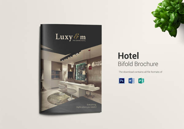 hotel brochure design templates free download