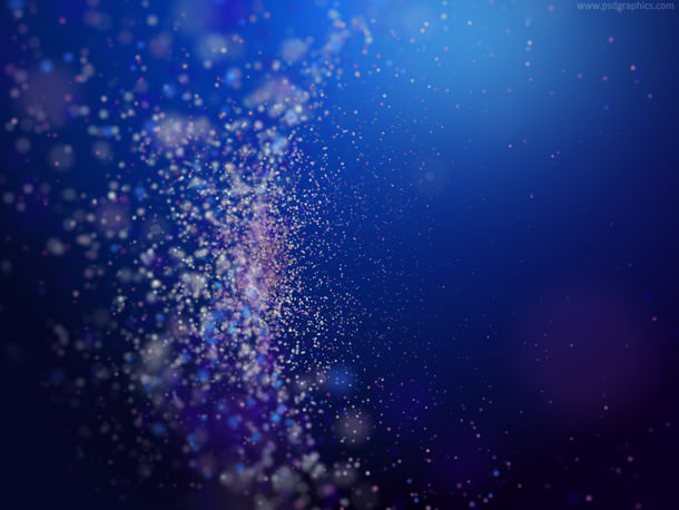 Magical Dusty Particles Background
