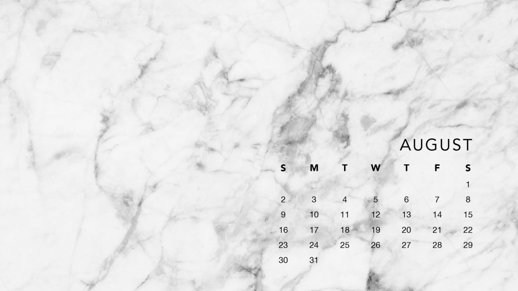 Marble Calender Wallpaper