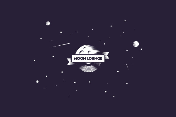 Moon Lounge Logo Design