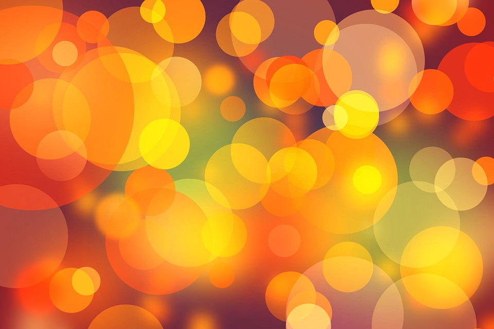 Orange Background Bokeh Textures