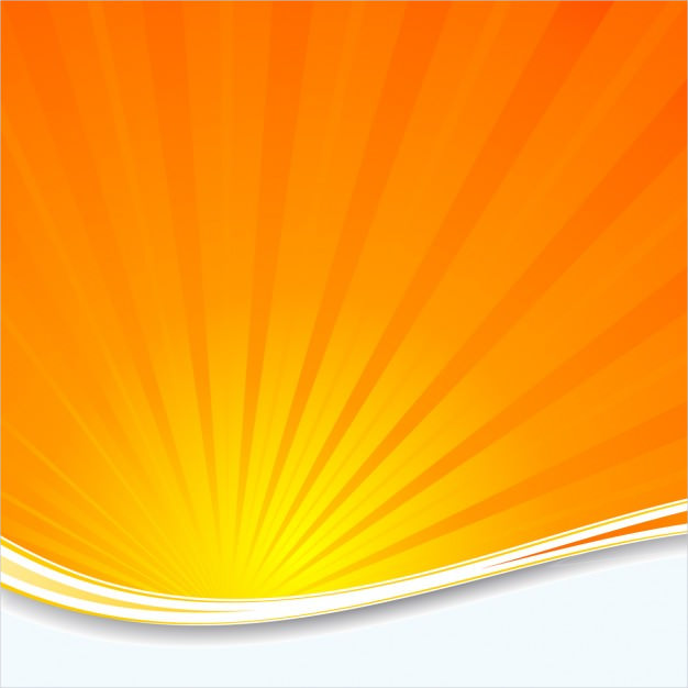 Orange Sunburst Background For Desktop