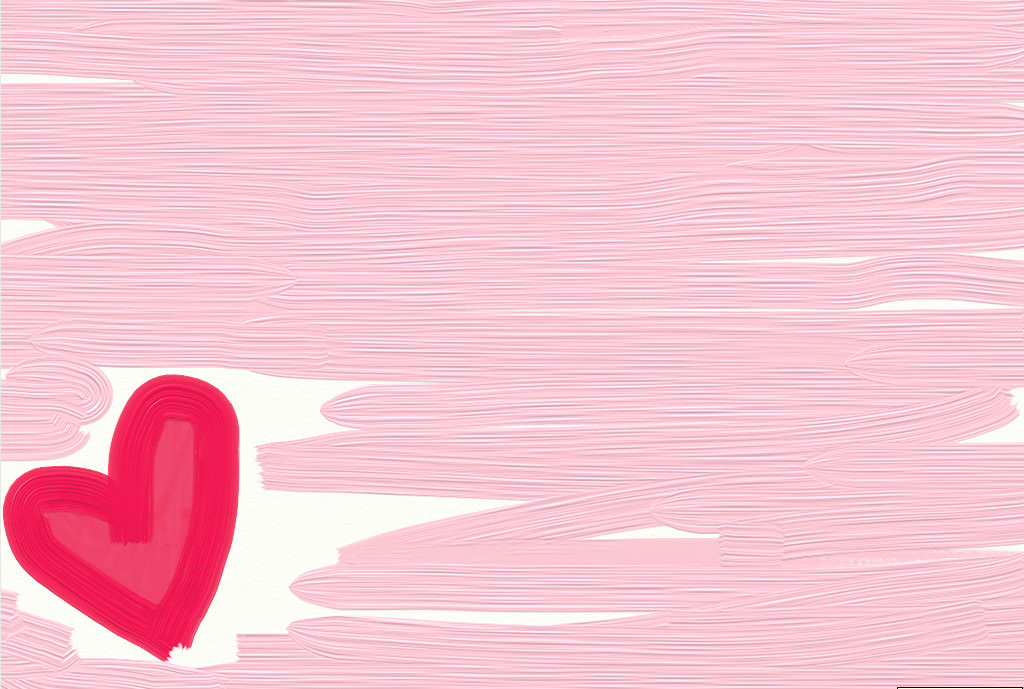Pastel Pink Hearts Wallpaper