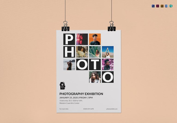 Photography Exhibition Flyer Template in Word