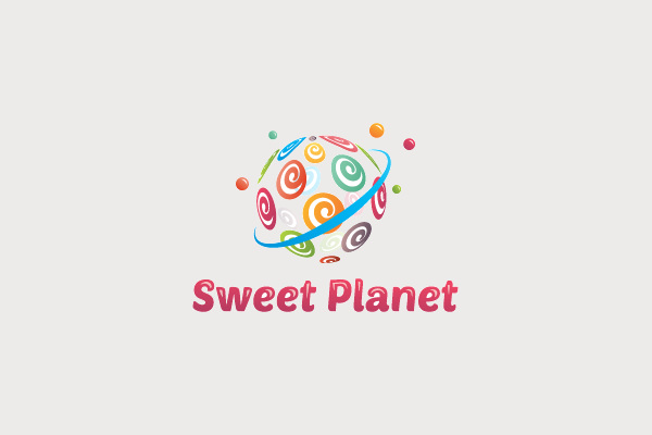 Planet Logo For Sweet Shops