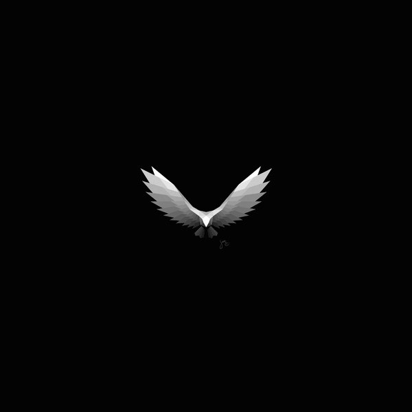 Powerful Polygon Eagle Logo