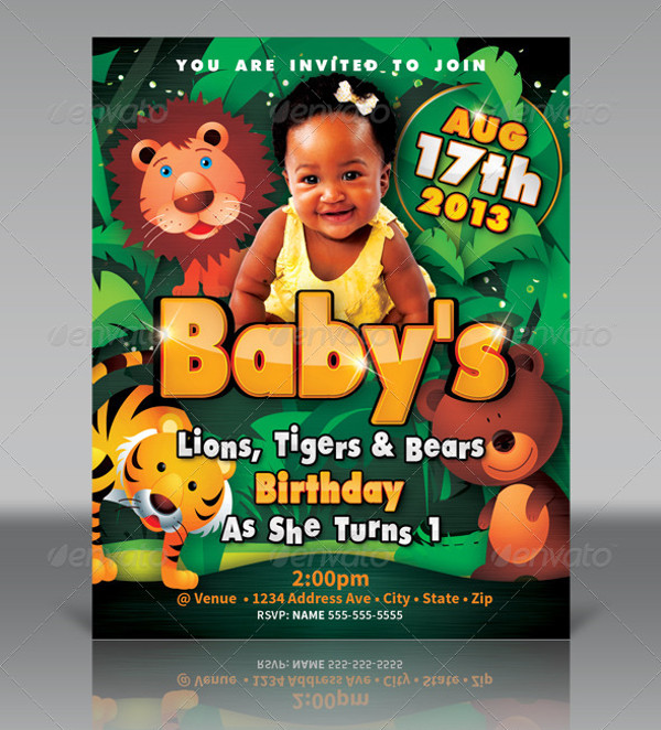 Printable Kid’s Birthday Invitation