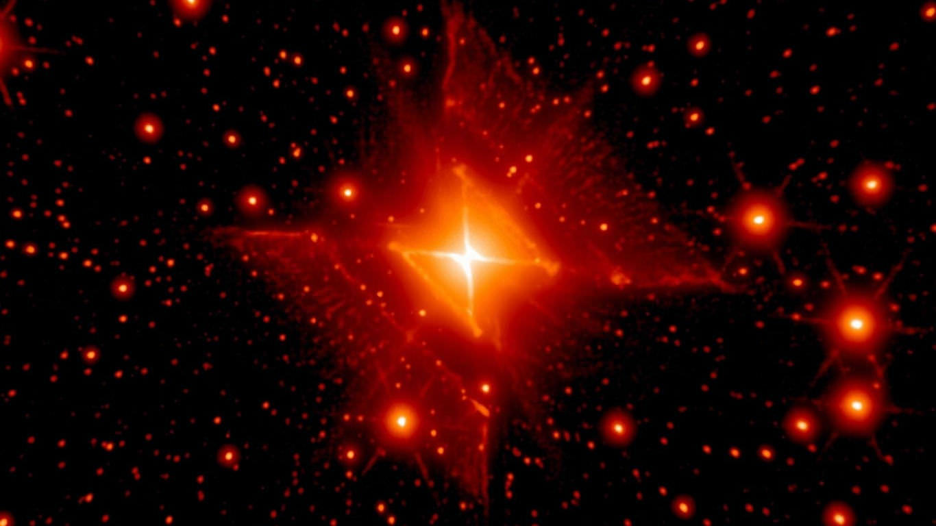 Red Square Nebula For You