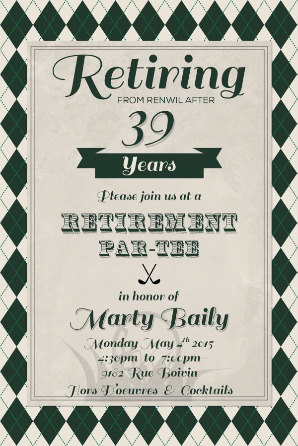 Retirement Open House Invitation Wording 5