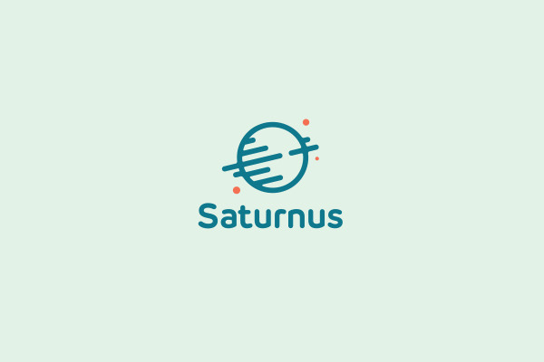 Saturnus Planet Logo