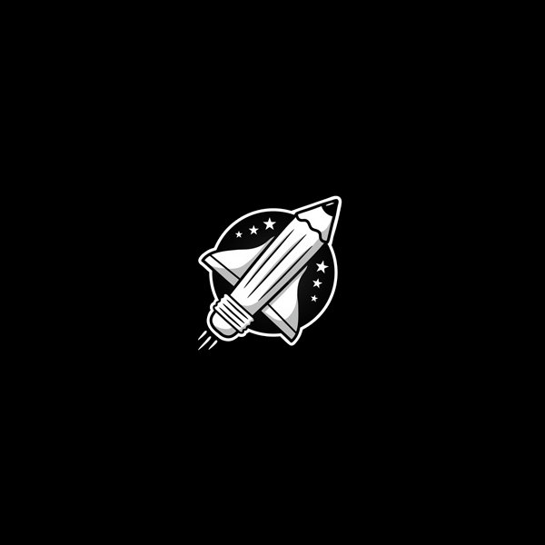 Shuttle Pencil Logo Design