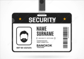 Simple Security ID Card