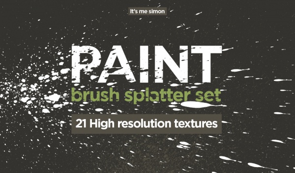Spray Splatter Paint Brushes