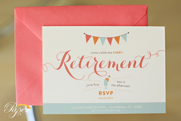 Summer Retirement Party Invitation