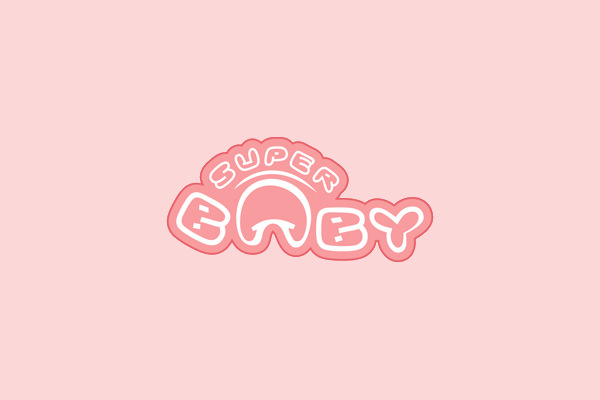 Super Baby logo Design