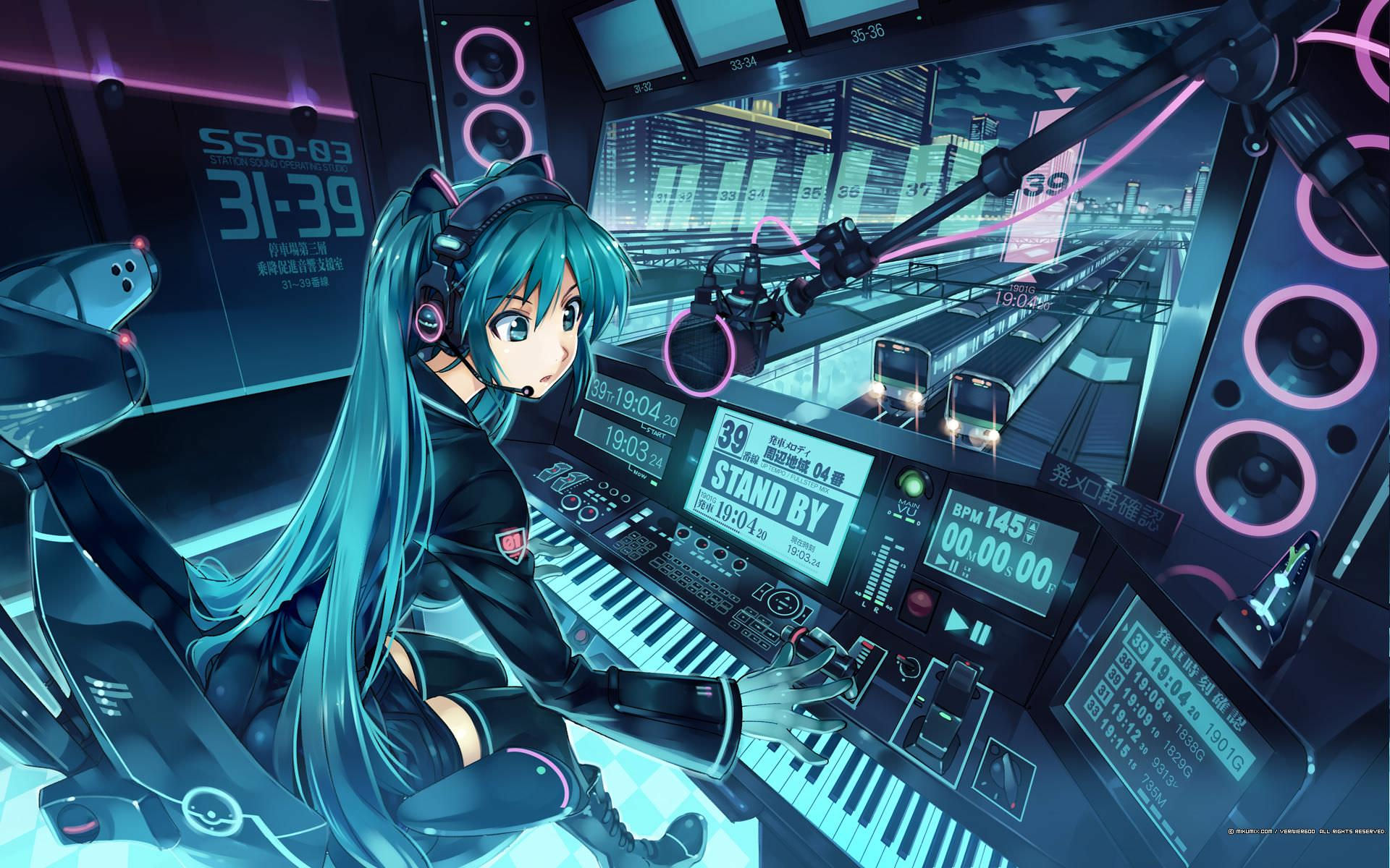 Technology Sciences Vocaloid Wallpaper