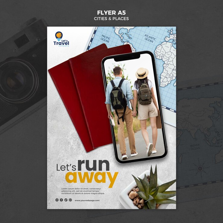 Traveling Concept Flyer Template