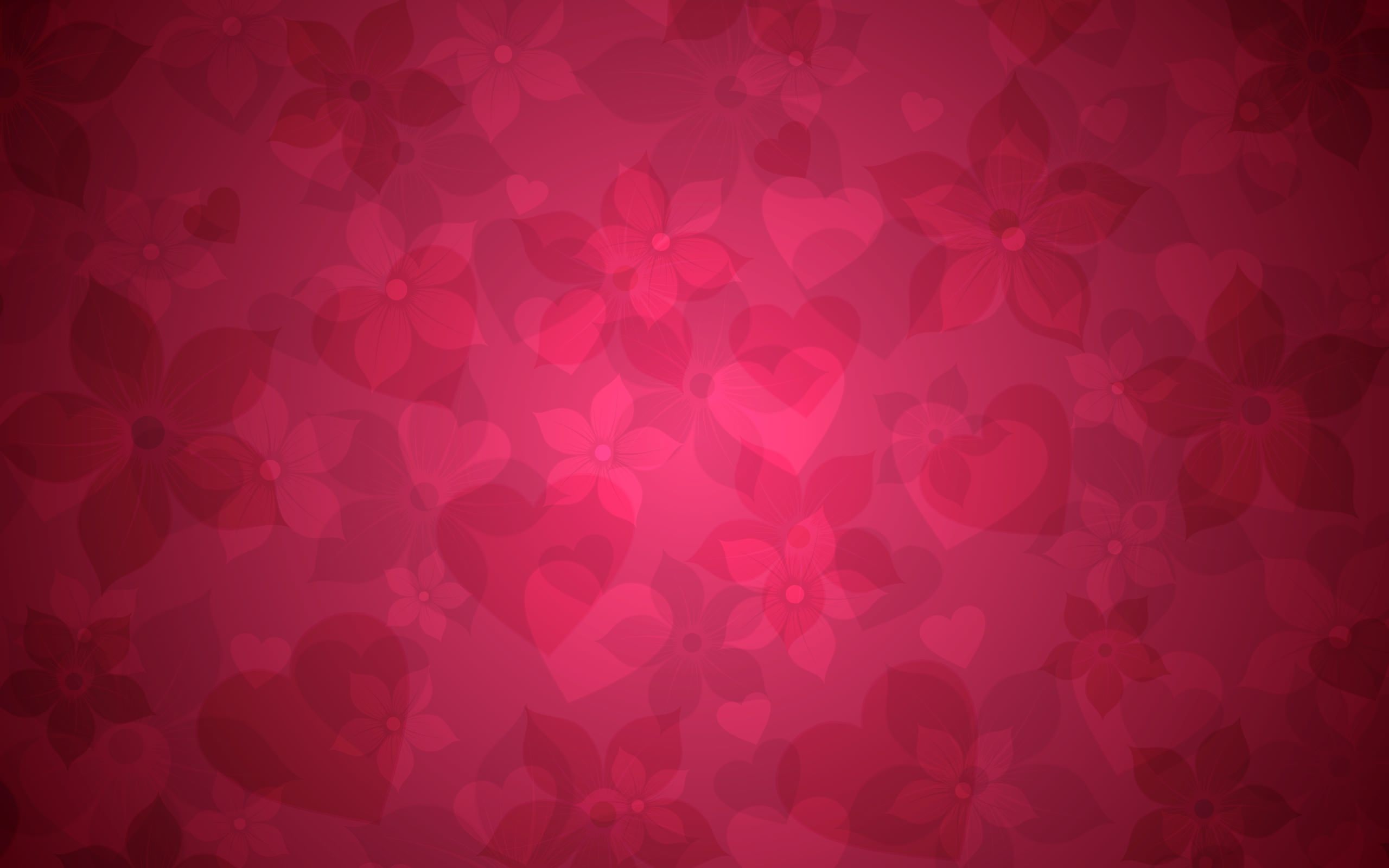 Vivid Heart Background Graphic