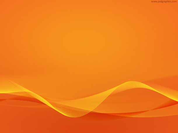 Wavy Orange Design Background