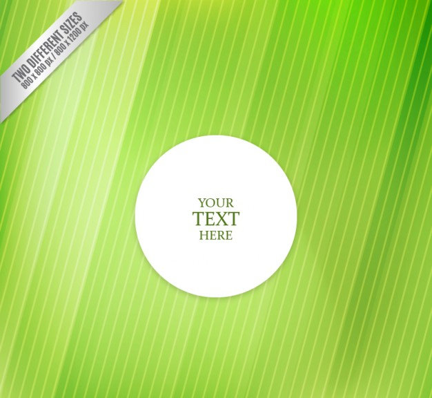 White Label on Green Textured Background