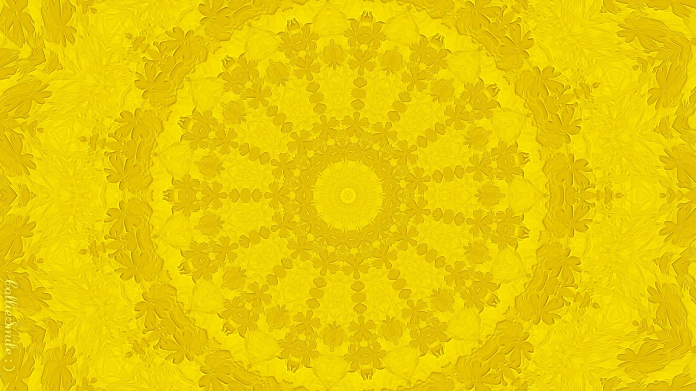 Youthful Yellow Abstract Wallpaper