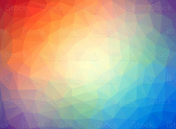 Abstract low poly multicolor background