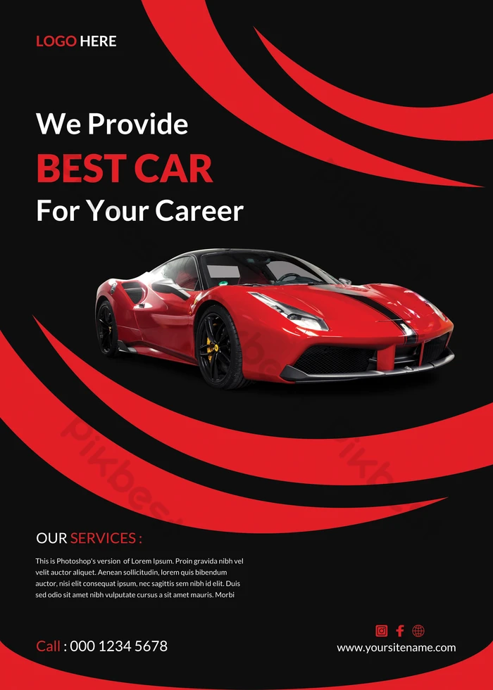 Best Car Brochure Design Template