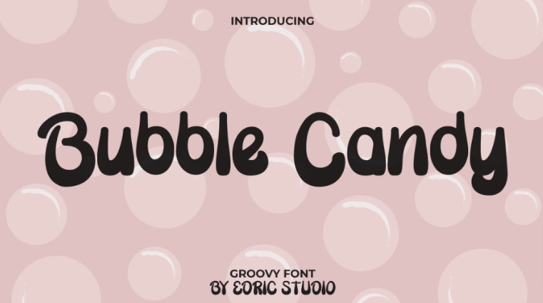 Bubble Candy Demo Font