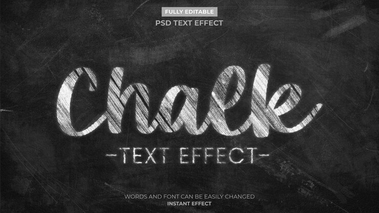 Chalk Text Effect