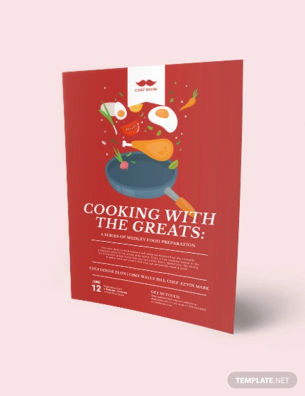 cooking lessons flyer 