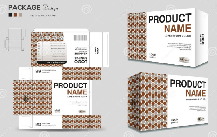 Cosmetic Box Label Design