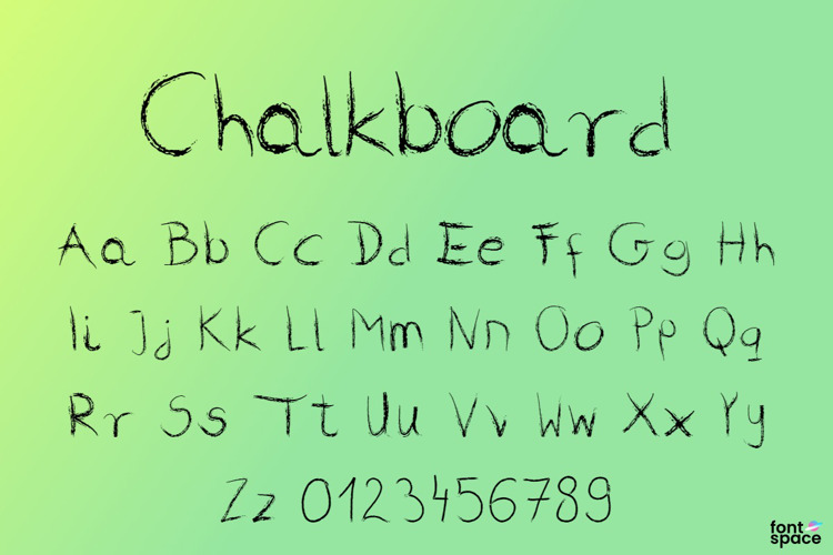 Download Free Chalkboard Font