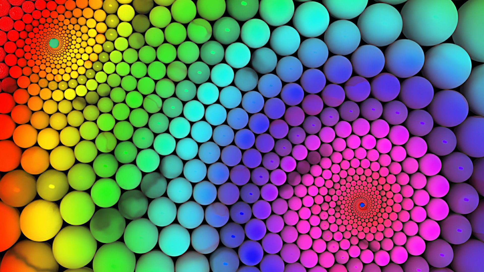 Fabulous Multicolor Bubbles background