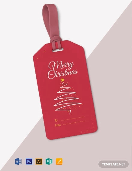 free christmas gift tag template