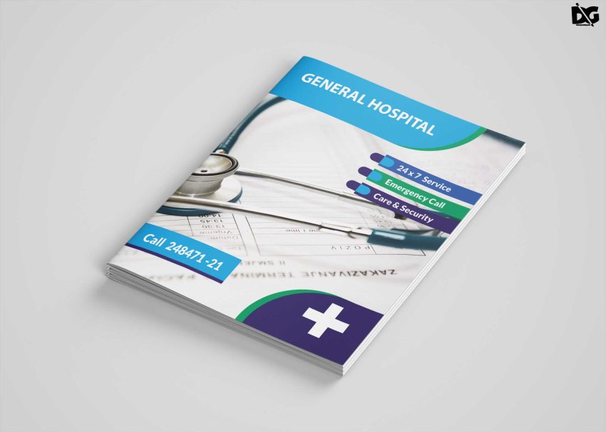 Free Hospital Bi Fold Brochure Template