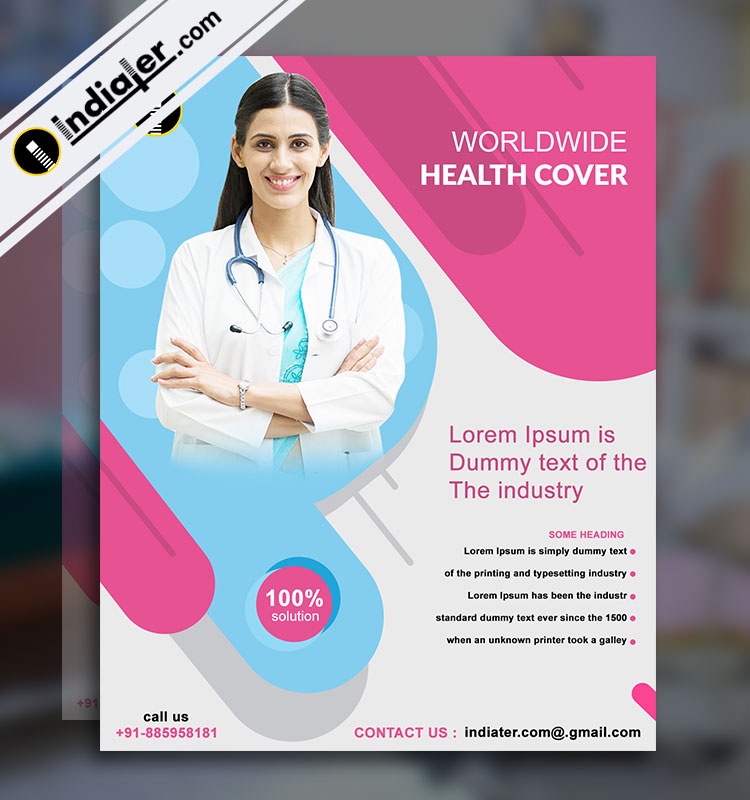 Free Hospital Flyer PSD Template