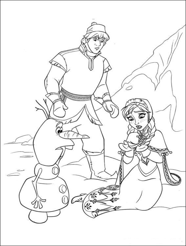 Free Printable Frozen Coloring Pages