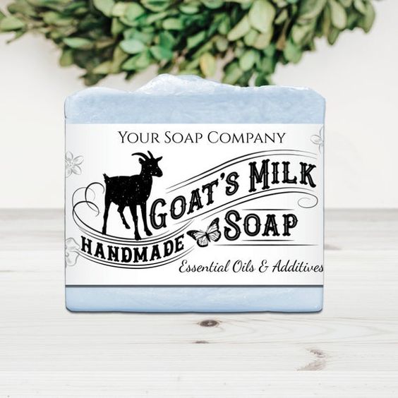 Goat Milk Soap Label Design