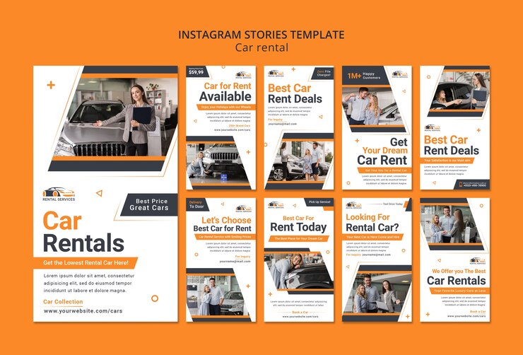 High Quality Free Car Brochure PSD Templates