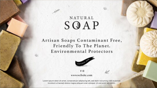 High Quality Soap Label PSD