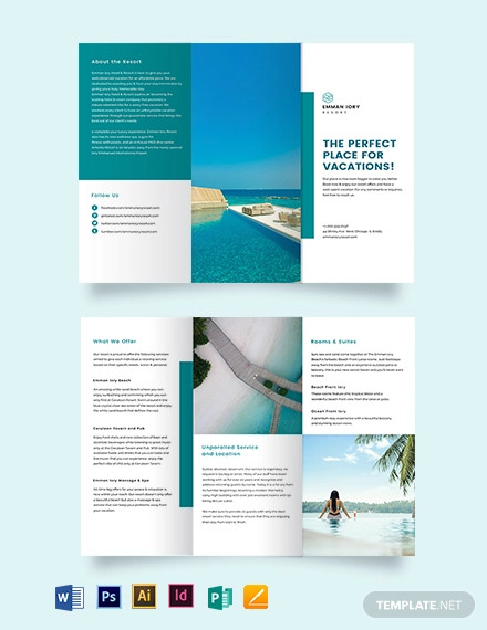 Free 27 Hotel Brochure Designs In Psd Ai Indesign Ms Word Pages Publisher