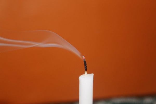 Minimalism Candle Smoke Photography