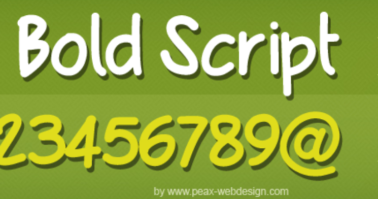 PWBoldScript Font