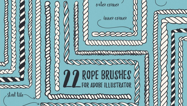 how to draw rope in adobe illustrator