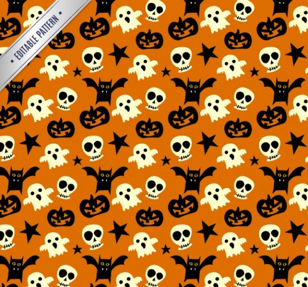 Spooky Pattern For Halloween