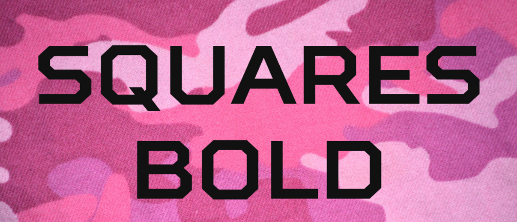 Squares Bold Font