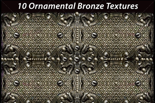 10 Ornamental Bronze Texture