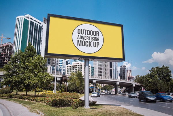 12 Outdoor Advertising Mock Up
